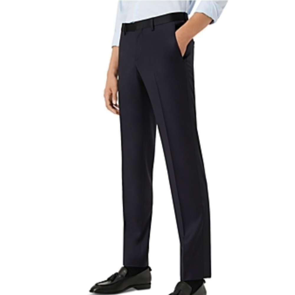 Armani Collezioni Men's Black Dress Pants